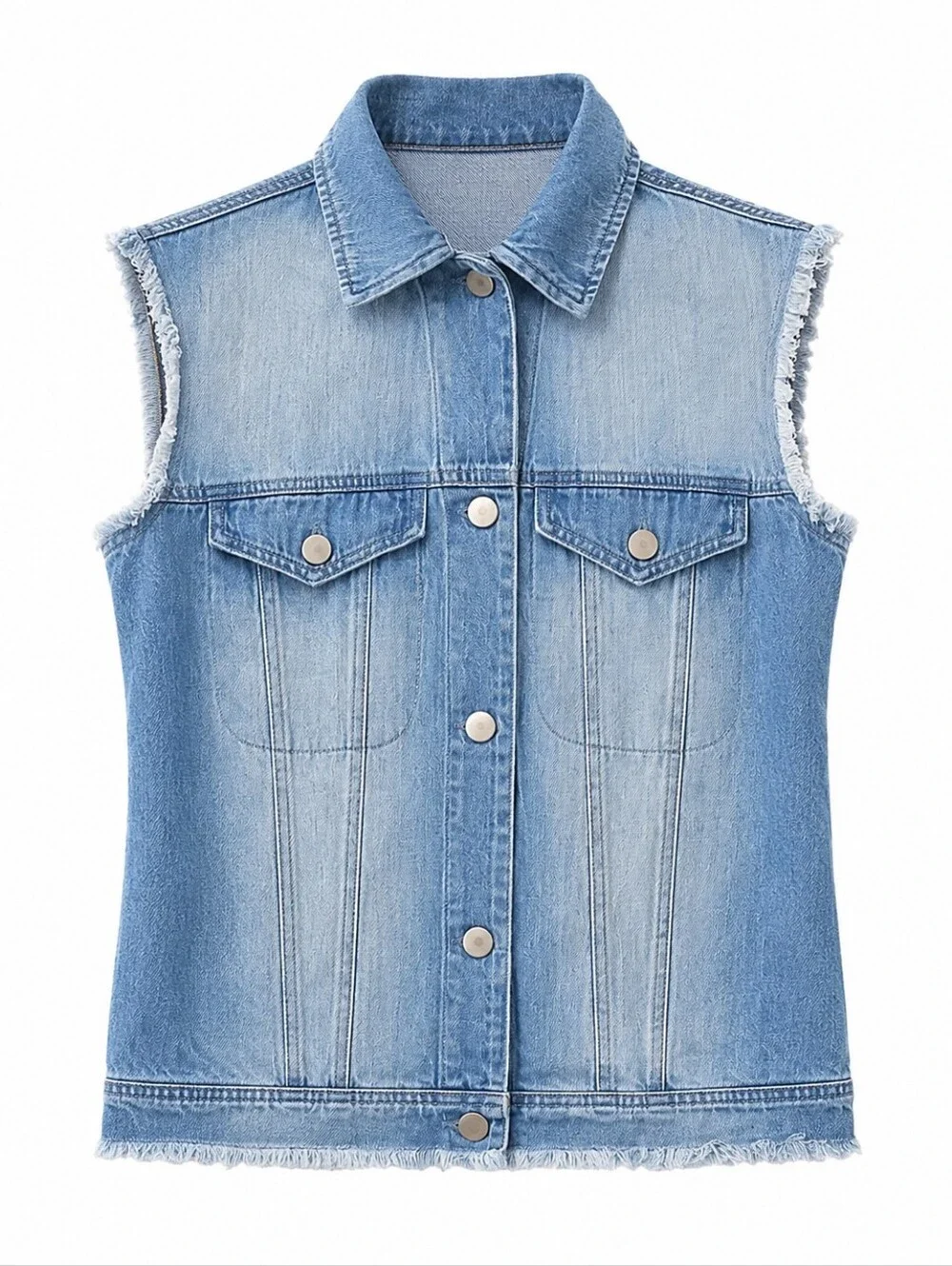 BELLA DAHL | $136 Denim Vest - Picture 2 of 3